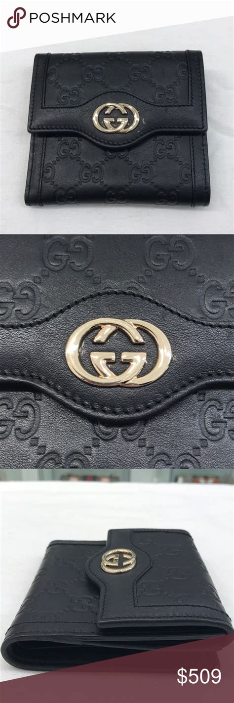 initials on gucci wallet